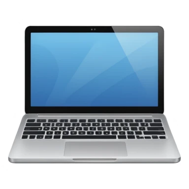 editing laptop, simple, expressive sticker