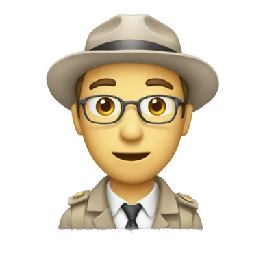 basic emoji symbolizing ""in review" inspector sticker