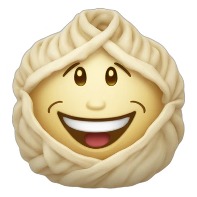 smiling khinkali dish sticker