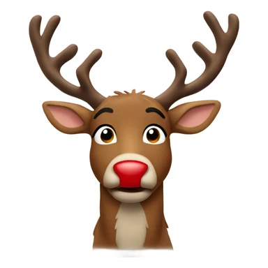 Rudolph the red nosed reindeer  sticker