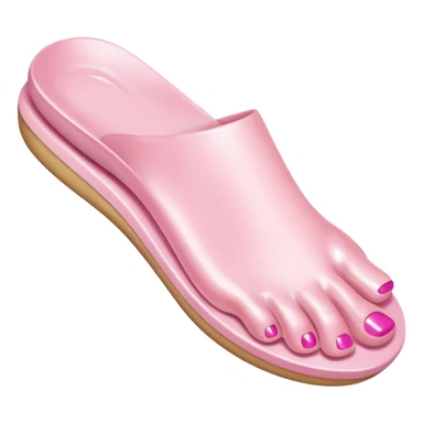 foot sole with lotion, pedicure sticker