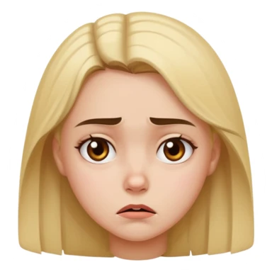 a girl is sad and mad sticker