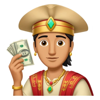 kuzco holding money sticker