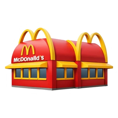 Mcdonalds restaurant  sticker