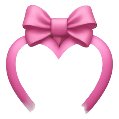 a white heart with a pink bow sticker