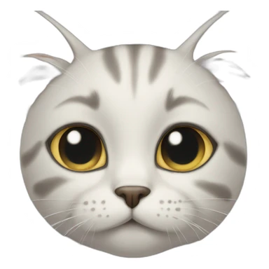 Cat with tears in its eyes sticker