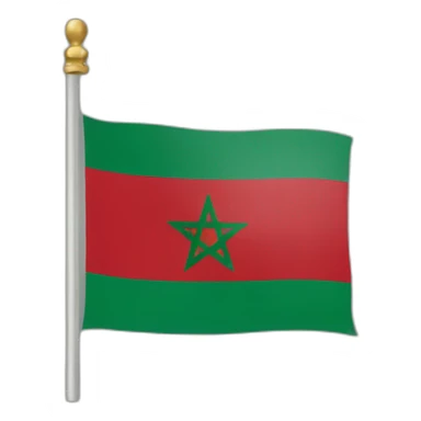 Flag of morocco sticker