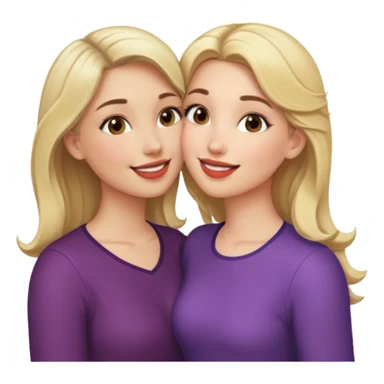 Lesbians kissing sticker