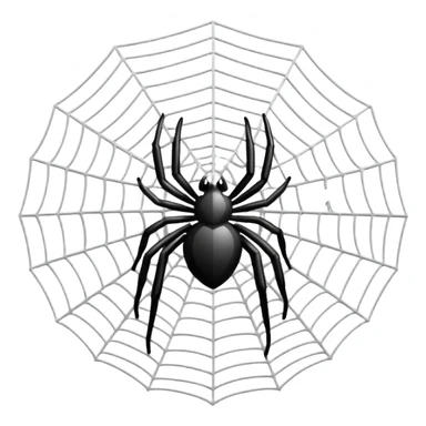 Make the I love u using spider web emoji 

 sticker