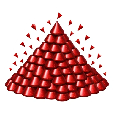 red glitter sleep Zzz sticker