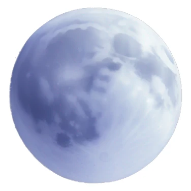 moon in the sky sticker