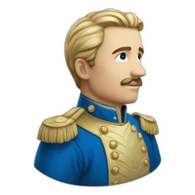 Doit d’honneur bleu sticker