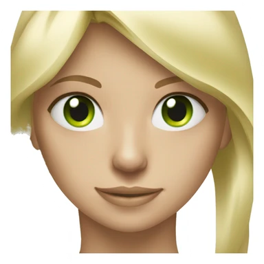 Fitness Gym Blonde Girl White With Green Eyes sticker