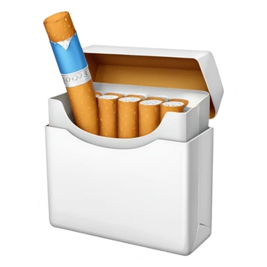 unopened pack of cigarettes, without any markings sticker