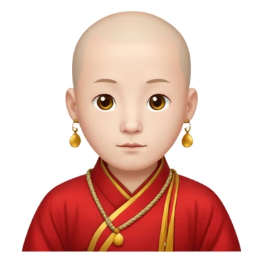 Chinese monk  sticker