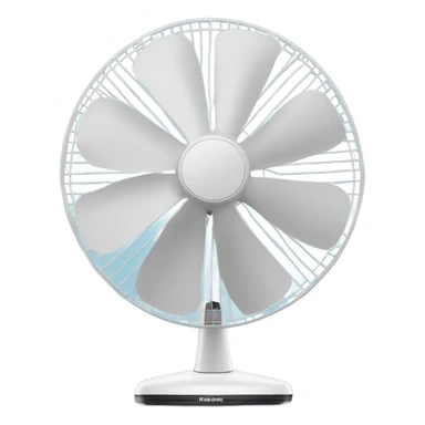  stand fan without any blades sticker