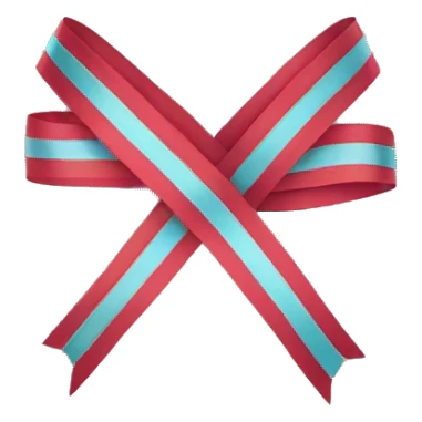 line of ribbon sticker