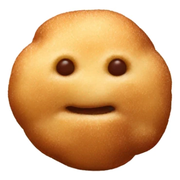 Balls of fried dough with cinnamon sugar  sticker