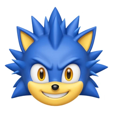 emoji sonic sticker