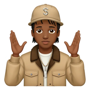 pixel travis scott sticker