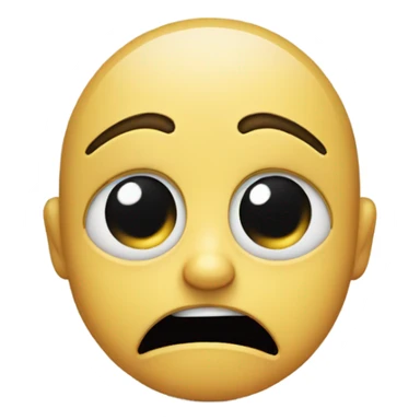 Crying emoji with peace sign  sticker