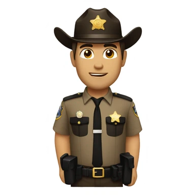 Male Sheriffs Deputy sticker