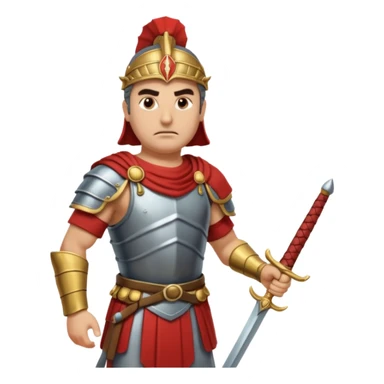 Famoso general cartagines de alto rango de la época púnica, estratega militar muy importante foto del cuerpo entero sticker