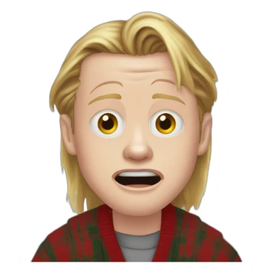 Macaulay Culkin home alone sticker