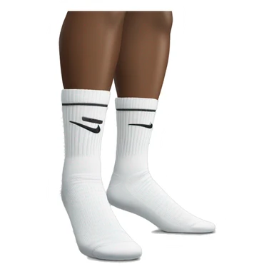 white nike socks sticker