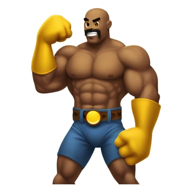 Pac-Man super jacked sticker