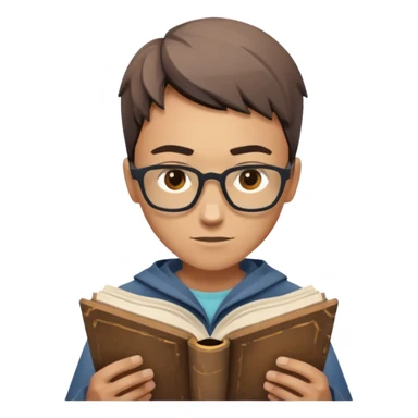 jobs book seeker low poly sticker