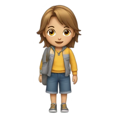 Garçon sur une fille sticker