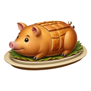 roasted joint of pork food sticker