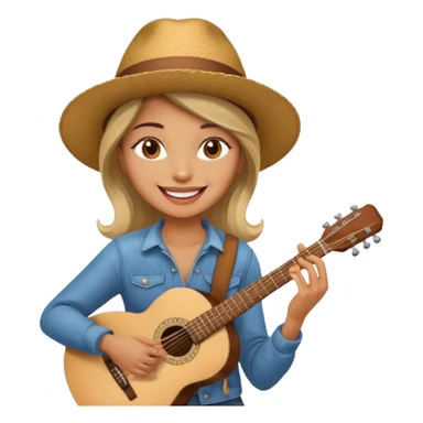 Street Music Performer woman sticker