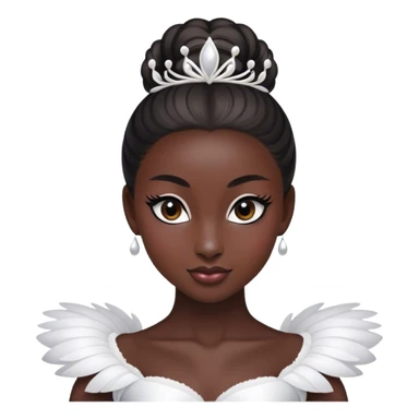 Black swan ballerina  sticker