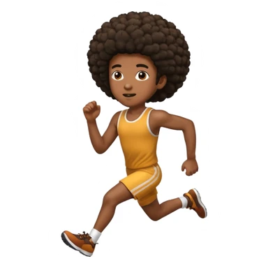 persona afroamericana canada de correr sticker