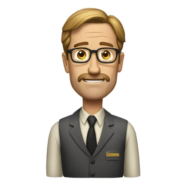 dwight white shrute sticker