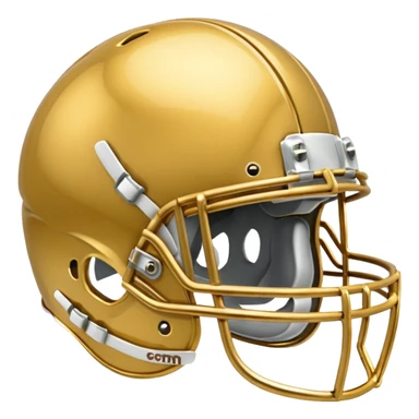 gold football helmet emoji sticker