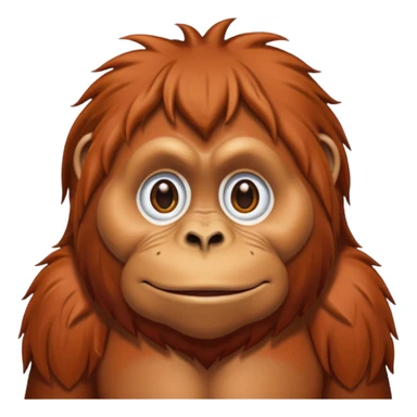 orangutan sticker