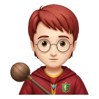 Harry Potter with Quidditch Clothes sticker