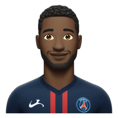 levron james avec un maillot du psg sticker