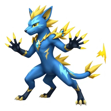 Luxio-Luxray-Zeraora-Manectric-fusion (full body) sticker