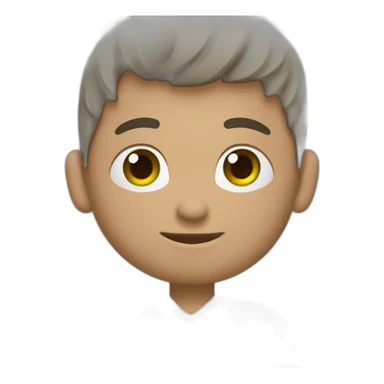 Chico adolescente flaco, alto, pelo castaño, ojos verdes, de piel blanca sticker