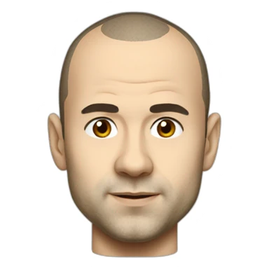 andrés iniesta head sticker