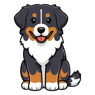 Bernese mountain dog sticker