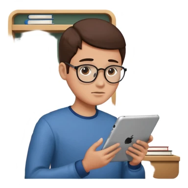 ipad studying sticker