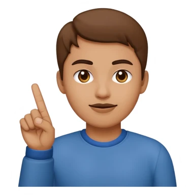 Een mix van een smiley die een middelvinger op steekt en deze: 🥰 sticker