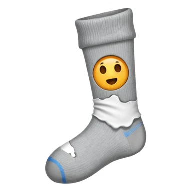 sock with a hole sticker