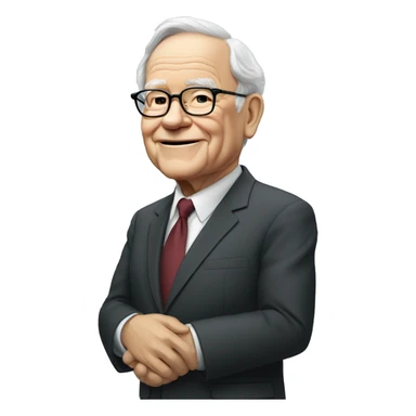 Warren buffet side full body sticker