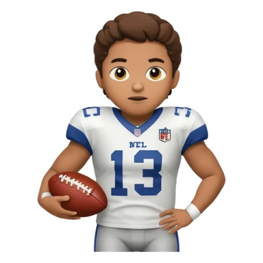 NFL player Michael Penix Jr shrugging sticker